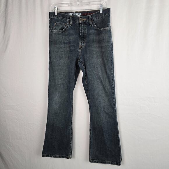Urban Pipeline Relaxed Boot Jeans Men's 30 x 28 (tag 30 x 30) Blue Medium Wash - Picture 7 of 16